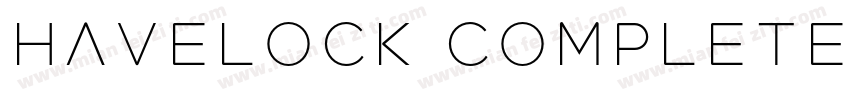Havelock Complete Bo字体转换